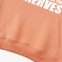 Orange Color Letter Graphic Hoodie GM8814-223