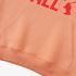 Orange Color Letter Graphic Hoodie GM8814-226