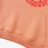 Orange Color Letter Graphic Hoodie GM8814-228