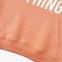 Orange Color Letter Graphic Hoodie GM8814-236