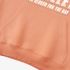 Orange Color Letter Graphic Hoodie GM8814-250