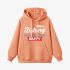 Fish Letter Orange Color Hoodie GM8814-279