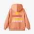 Letter Graphic Orange Color Hoodie GM8814-293