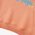 Orange Color Letters Print Hoodie GM8814-69