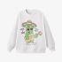 White Cartoon Print Sweatshirt GM9902-27