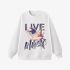 White Figure Painting Sweatshirt GM9902-30