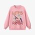 Pink Figure Painting Sweatshirt GM9903-33