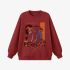 Red Figure Painting Sweatshirt GM9905-29