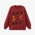 Red Letters Print Sweatshirt GM9905-36