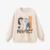 Beige Figure Painting Sweatshirt GM9907-29