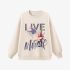 Beige Figure Painting Sweatshirt GM9907-30