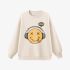 Beige Cartoon Print Sweatshirt GM9907-37