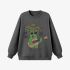 Gray Cartoon Print Sweatshirt GM9908-27