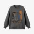 Gray Figure Painting Sweatshirt GM9908-29