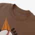 Brown Letters Print Sweatshirt GM9909-35