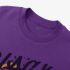 Purple Letters Print Sweatshirt GM9911-36