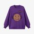 Purple Cartoon Print Sweatshirt GM9911-37