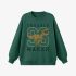 Dark Green Animal Print Sweatshirt GM9912-38