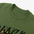 Grass Green Letters Print Sweatshirt GM9913-36