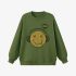 Grass Green Cartoon Print Sweatshirt GM9913-37