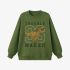 Grass Green Animal Print Sweatshirt GM9913-38